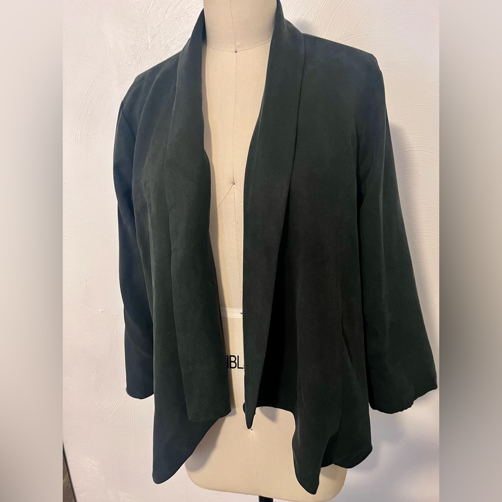 Oversized black blazer